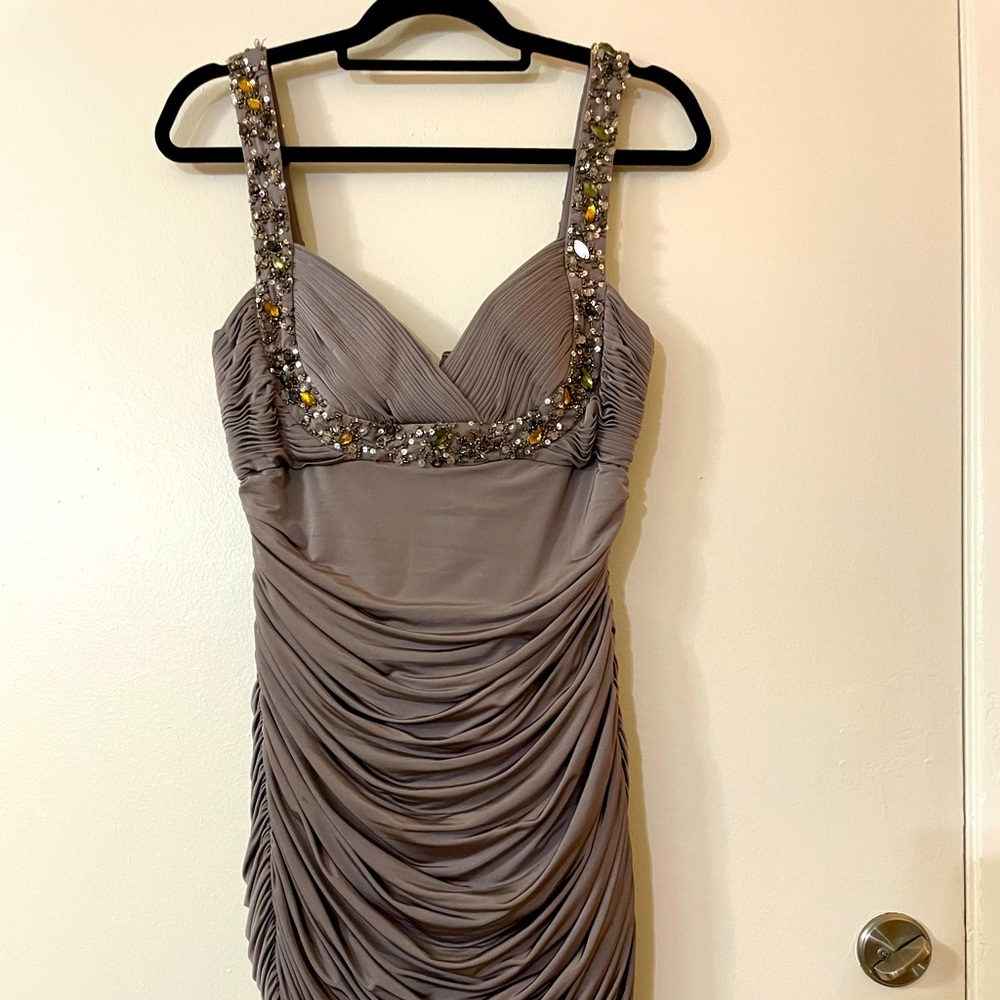 Night out glam cocktail dress.